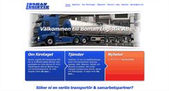 Desktop Screenshot of bomanlogistik.se